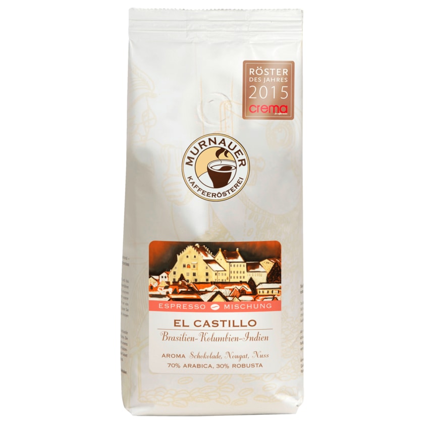 Murnauer Kaffeerösterei Espresso El Castillo gemahlen 250g